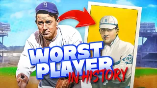 Replaying the Career of the WORST PLAYER in MLB HISTORY!