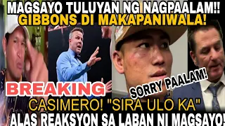 BREAKING!  MAGSAYO TULUYAN NG NAGPAALAM!  GIBBONS DI MAKAPANIWALA!  CASIMERO REAKSYON!!