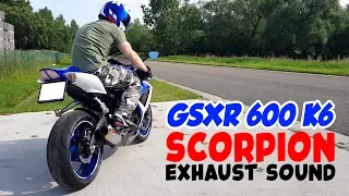 GSXR 600 K6 Scorpion Exhaust - No DBKiller