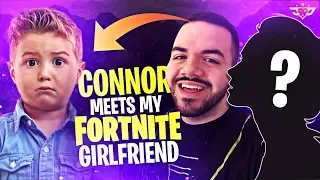 CONNOR MEETS MY FORTNITE GIRLFRIEND! HE ROASTS ME! - Coolest Kid Ever! (Fortnite: Battle Royale)