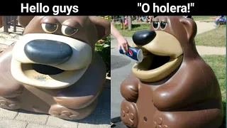 Original Freddy Fazbear Vs Trash Freddy Fazbear Meme USA vs Poland