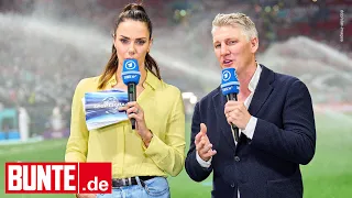 Bastian Schweinsteiger – Mit einem Spruch bringt er Co-Moderatorin Esther Sedlaczek aus dem Konzept