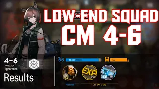 【明日方舟/Arknights】[4-6 Challenge Mode] - Low End Squad - Arknights Strategy