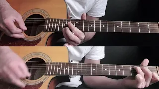 Comfortably Numb - Pink Floyd - First Solo on acoustic guitar - No backing tracks
