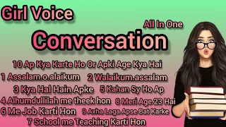 All In One conversation Assalamualaikum salam kaise ho One Sided Girls Prank Conversation Hindi urdu