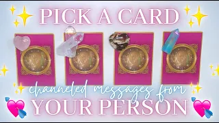 Channeled Messages From Your Person 🌹❤️ Detailed Pick a Card Tarot Love Reading ✨