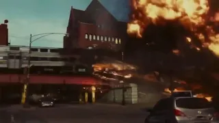 Metra train crash in movie