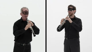 Lonarc Oboe Trio play the opening of Horan's 'Variations  Humoresque on Carnival of Venice'