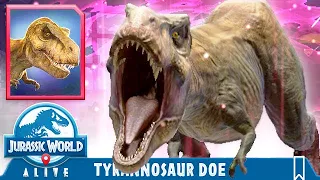 NEW TYRANNOSAURS DOE LEGENDARY UNLOCKED (JURASSIC WORLD ALIVE)