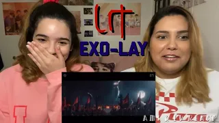 First Time Reacting to EXO’s LAY '莲 (Lit)' MV | Ams & Ev React