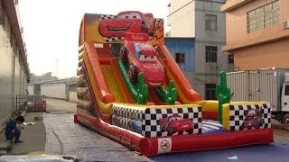 QIQI Inflatable Disney Car Slide