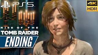 RISE OF THE TOMB RAIDER (PS5) Walkthrough Gameplay 4K [PART 11] ENDING - No Commentary