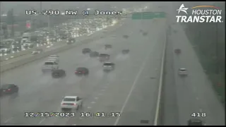 LIVE: Houston traffic during heavy rain