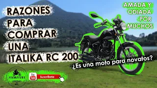 RAZONES PARA COMPRAR UNA ITALIKA RC 200 MODELO 2022|REVIEW A FONDO PT2