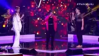 Joyful Joyful: Jessie, Delta and Ricky Jump On Stage! | The Voice Australia 2015