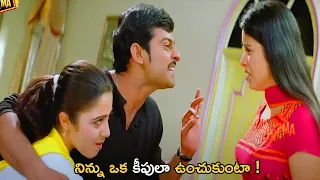 Prabhas, Charmy Kaur And Asin Tollywood Movie Interesting Emotional Scene || Bhale Cinema