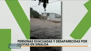 Se maneja la información de que hay 3 desaparecidos por fuertes lluvias en Sinaloa: PC Sinaloa