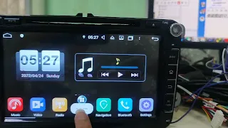 For Toyota tundra Android Stereo Sound DSP amplifier and Can BUS settings