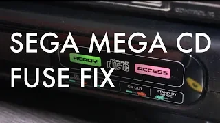 SEGA Mega CD fuse fix & cleanup - ebay Spares and Repairs