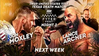 AEW Fyter Fest 2021 Full OFFICIAL Match Card Night 2