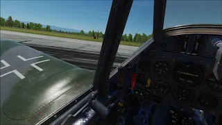 DCS: Bf-109 K-4 Kurfürst Taxi & Takeoff Training Mission 2