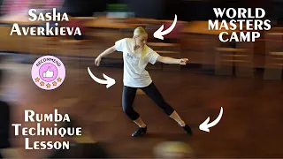 Sasha Averkieva - Rumba Latin Dance Lesson | World Masters Camp