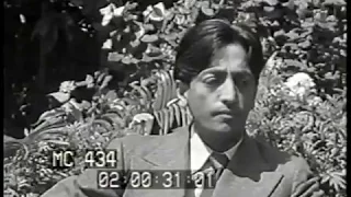 Newsreel of Krishnamurti in Sydney, 1934