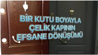 ❎40 TL YE ÇELİK KAPI YENİLEME???❎ÇELİK KAPI NASIL BOYANIR?? ❎EN KOLAY VE EKONOMİK KAPI YENİLEME