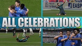 FIFA 16 ALL CELEBRATIONS TUTORIAL + NEW CELEBRATIONS / Tips & Tricks / H2H & FUT