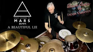 30 Seconds to Mars - A Beautiful Lie, drum cover by Denis Vazhnov