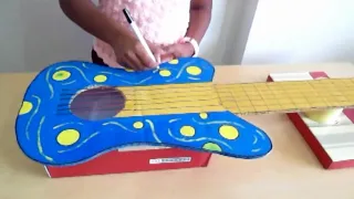 How to make a Guitar | SuperHands | Crafts for kids DIY | PlayKids