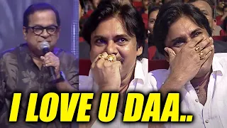 Brahmanandam Hilarious Fun With Pawan Kalyan At  Bro Pre Release Event | TFPC