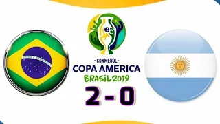 Brazil vs Argentina 2-0 Full Match Highlight || Copa America Semifinal 2019 || HD