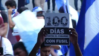 Estudiantes nicaragüenses conmemoran 100 días de protestas