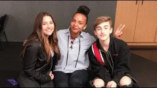 Johnny Orlando & Mackenzie Ziegler remix their song while playing the 'What If' Game