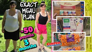 How I Lost 50 Pounds In 3 Months | My Exact PORTION CONTROL Meal Plan from Costco