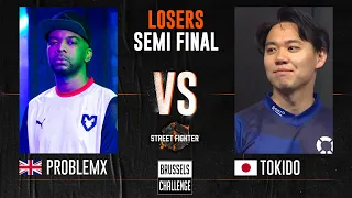 BRUSSELS CHALLENGE - Losers Semi-Final - Street Fighter 6 - ProblemX (Blanka) vs Tokido (Ken)