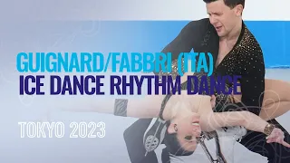 GUIGNARD/FABBRI (ITA) | Ice Dance Rhythm Dance | Tokyo 2023 | #WTTFigure