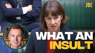 Rachel Reeves' fury as Jeremy Hunt runs scared from questions on UK recession