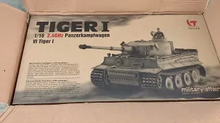 Taigen 1/16 RC Tiger Tank 1 Late Version Unboxing - TankUMuch