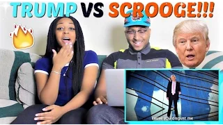 Epic Rap Battles of History "Donald Trump vs Ebenezer Scrooge" REACTION!!!