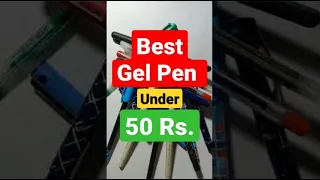 Best Rollerball Gel Pen under Rs.60 #bestgelpen #gelpens #trimax #penreview #shorts #ytshorts