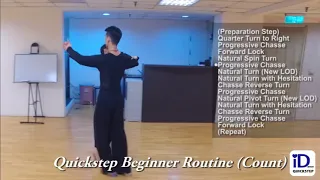 Quickstep Beginner Routine Count