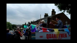 Quarrymen Procession Around Woolton Village, Liverpool