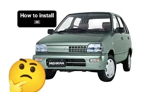 How to install🤔 tape in Mehran car | tape install home||AK Repair tips🧑‍🔧|Mehran ModifiedAccessories