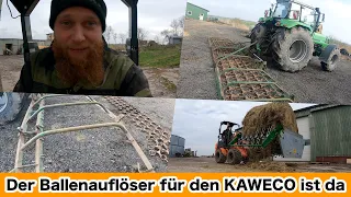 FarmVLOG#427 - Der Ballenauflöser für den KAWECO ist da