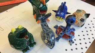 Clay Techniques for Kids: Clay Creatures - 4th grade