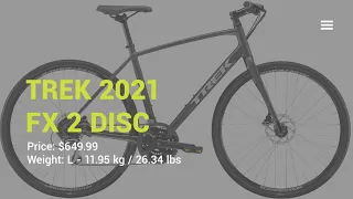 Good Hybrid Bike? TREK FX 2 Disc 2021 bike review