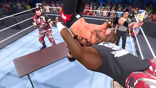 If You Go Through a Table, You're Eliminated! (WWE 2K23)