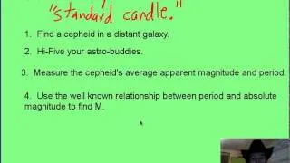 vid 7, Option E, Cepheid Variable Stars